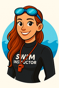 Jaana Picture of swim instructor in wetsuit
