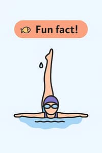 funny picture of sycnroswimmer - ai generated